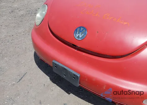 2003 Volkswagen New Beetle Gls из США, поврежденный, VIN 3VWCK21Y73M310538